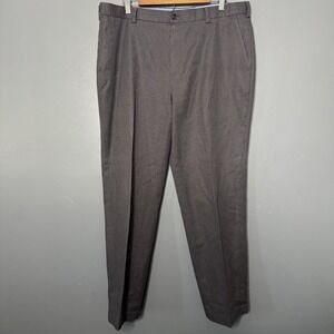 Brooks Brothers Pants Mens 38x30 Gray Advantage Chino Clark Houndstooth Stretch